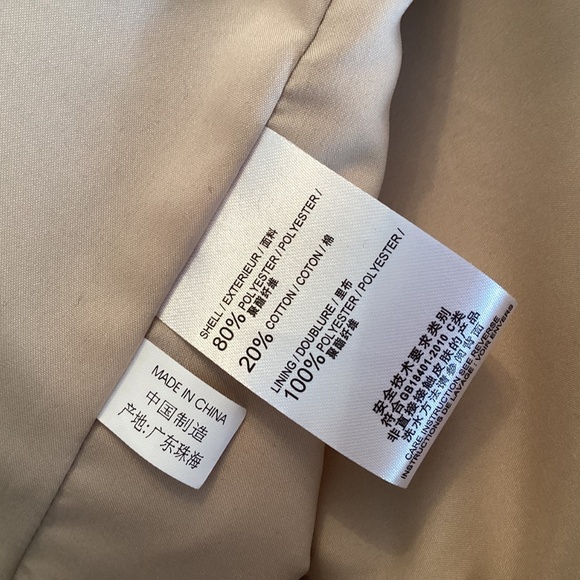 Joan and David Trench Coat Size Medium, fits like a small - Picture 13 of 14